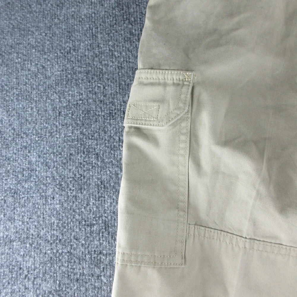 5.11 Tactical Cargo Pants Mens 36x29 Beige Ripstop Elastic Waist Workwear Hiking